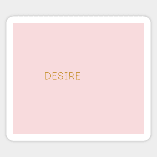 Elegant desire Sticker